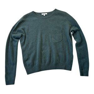 Splendid 100% Cashmere Sweater Green Size Small